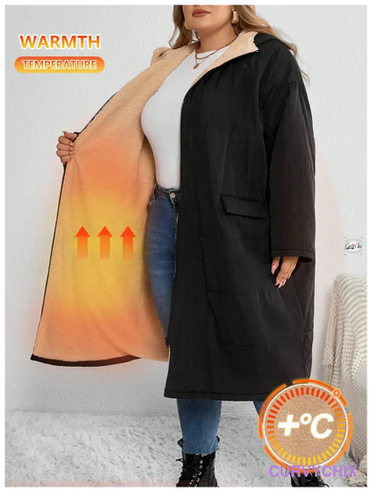 Plus Size puffer coat UK SIZES 26-38 - Winter Coats