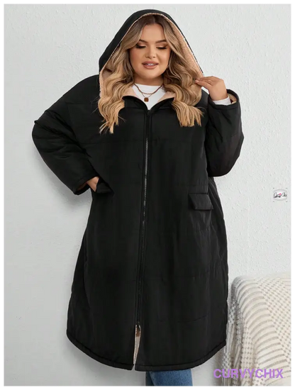 Plus Size puffer coat UK SIZES 26-38 - Winter Coats