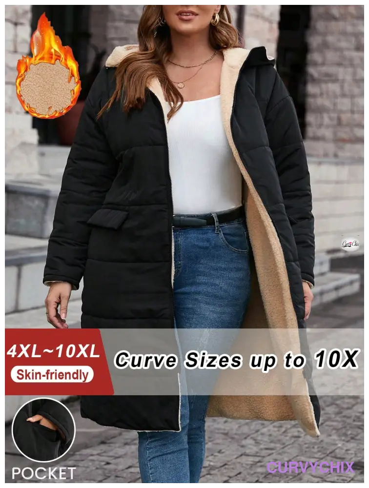 Plus Size puffer coat UK SIZES 26-38 - Winter Coats