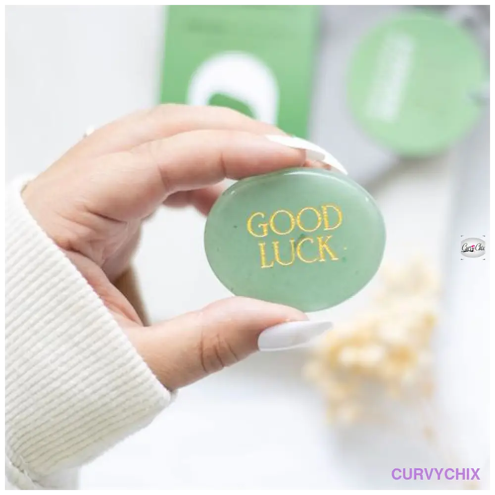 Good Luck Aventurine Crystal Palm Stone